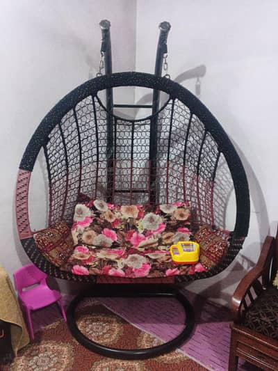 double sitter hanging set chair