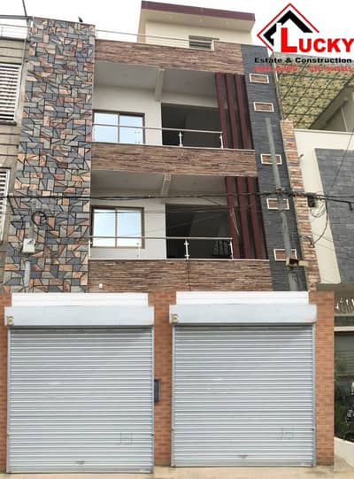 Commercial Used Main 150ft Wide Road 120 Sq. Yd. Basement+ Ground Floor + 1st Floor House For Sale At Incholi Society Sector 24A Near By Al Masood Super Market Karachi University Society Scheme 33 Karachi.