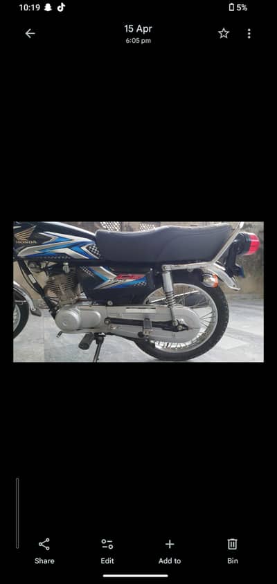 Honda Cg 125 24/25 Lush Conditiion