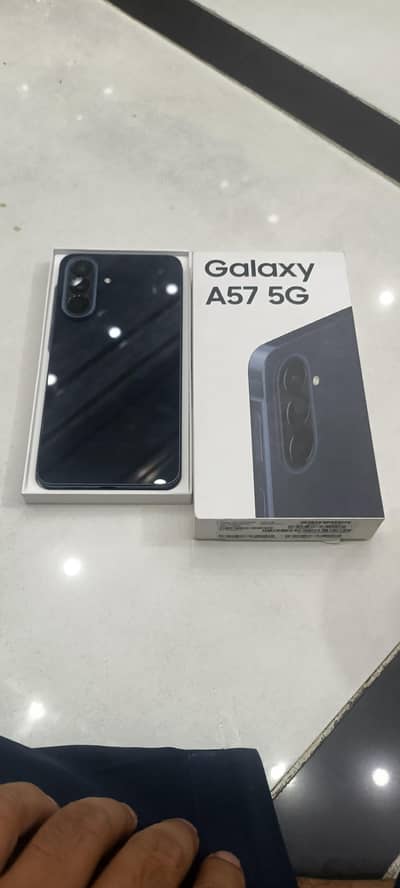 Samsung Mobile A57 non pta 4 months sim chala gi 15 day uesd