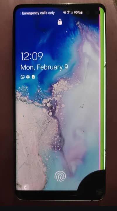 Samsung Galaxy S10 Plus.