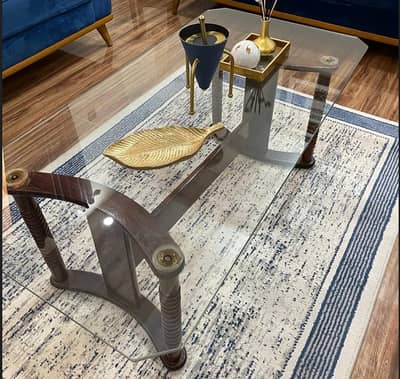 Centre Table with Two Side Tables
