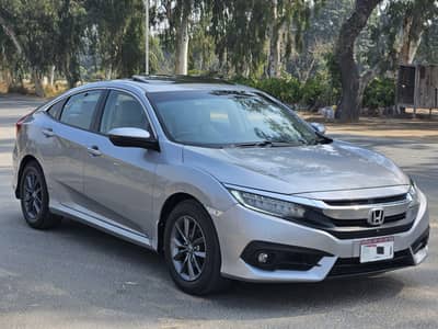 Grey color car.