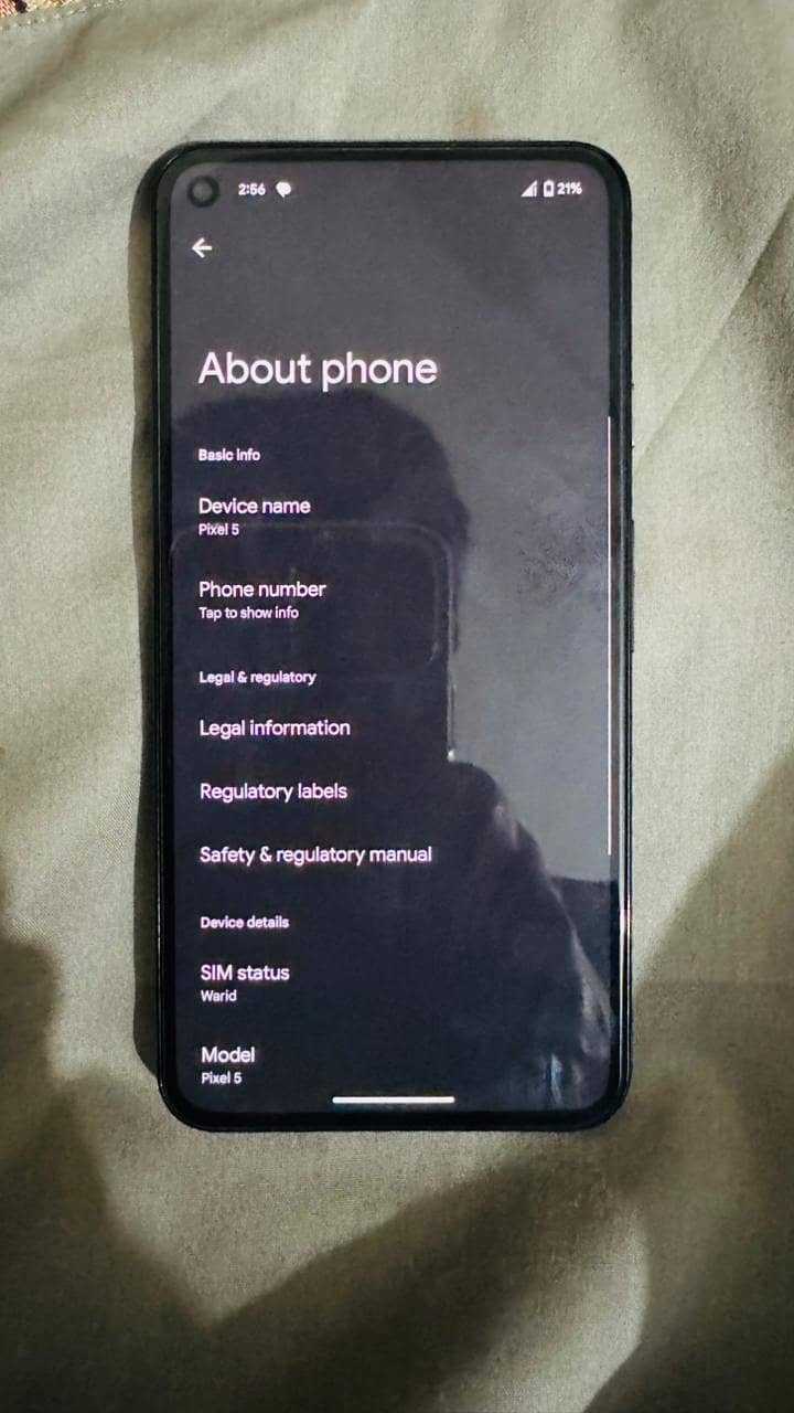 Google Pixel 5 4