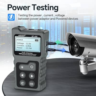 NOYAFA NF-488 PoE Checker Tester LAN Cable & PoE Voltage Tester