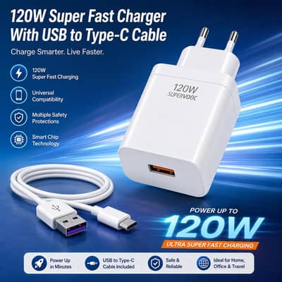 New SUPERVOOC 120W Ultra Super Fast Charger for all devices