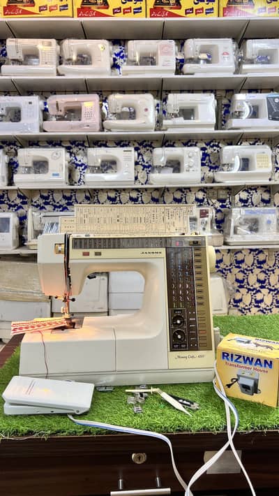 Janome 6500 model with power bot and accessories and adapter
