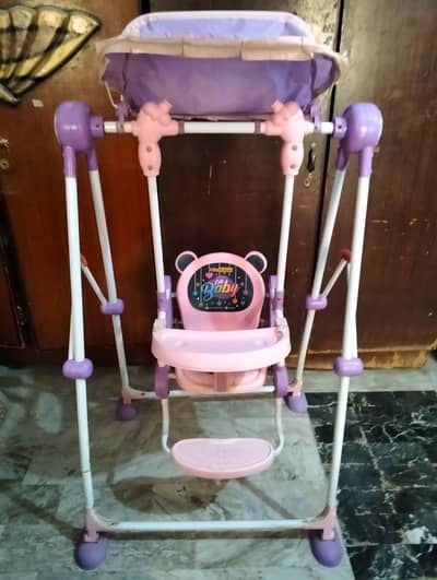 Baby swing and slide