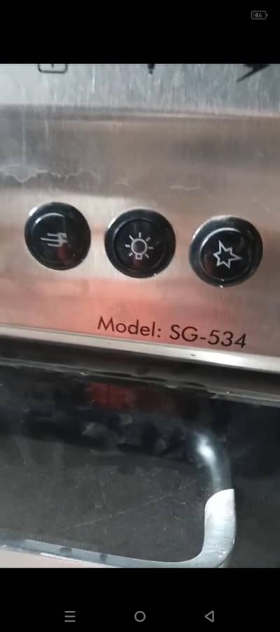 oven  nasgas SG-534, cooking range , five stoves