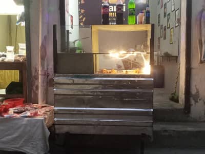 fryer with counter
