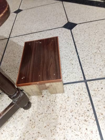 urgent sale new wooden stool 2