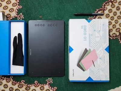 XP-Pen Deco 01 V2 Graphics Drawing Tablet – Complete Box & Accessories