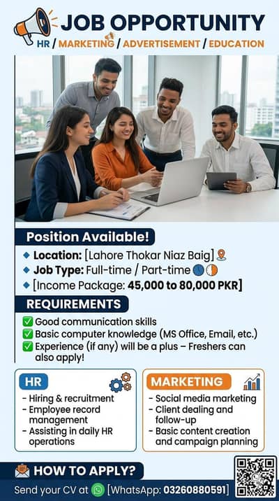 job in Lahore
