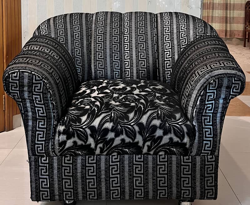 Black n Grey Sofas 1