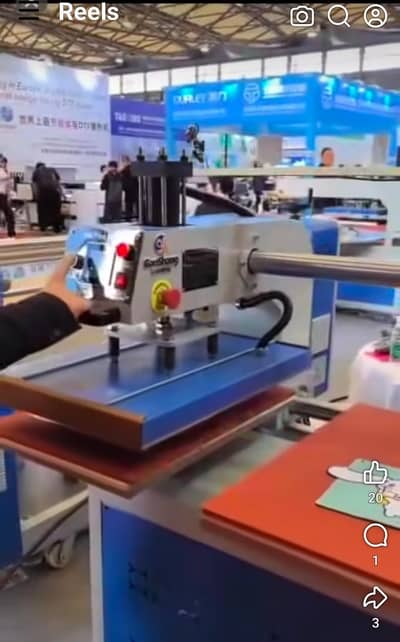 Heat Transfer Dual Station Machine