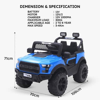 POBO Electric Jeep Car for kids