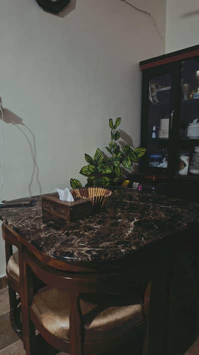 Dining Table Marble Top