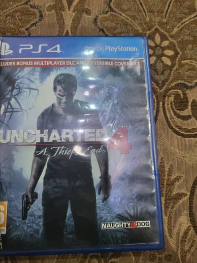 Unacharted 4 ps4 dvd