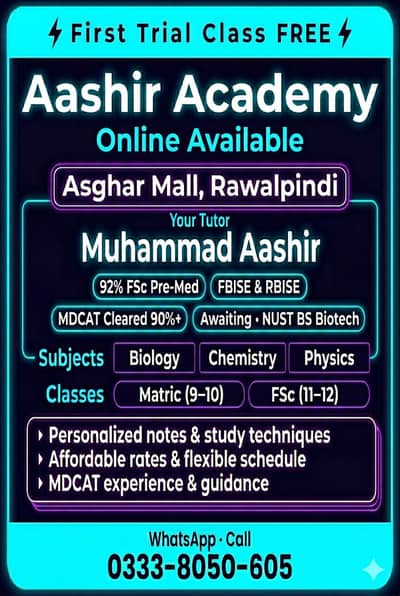 FREE TRIAL CLASS | Teaching BIO CHEM PHY for grade 9,10,11,12