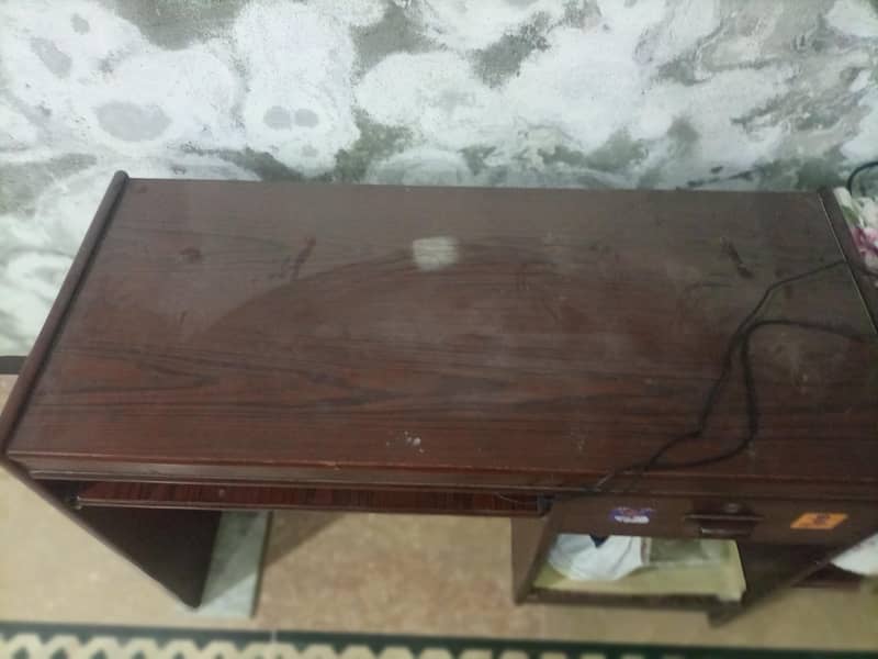 Computer table with chair. 1
