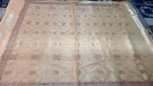 Aimen Khan Unstitched Maxi or Lehenga