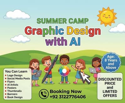 6-in-1 Mega AI Summer Camp: Coding, Editing, 3D, English Course & etc.