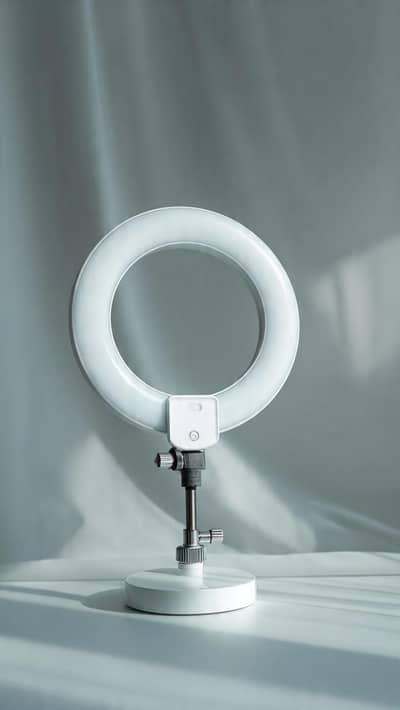 10 LED ring light with Tripod stand  perfect for reels , selfies mekup