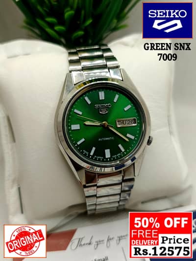 Seiko 5 Citizen Orient Automatic Pre-Owned watch Japan 03161737353