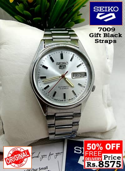 Seiko 5 Citizen Orient Automatic Pre-Owned watch Japan 03161737353