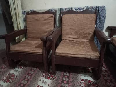 Wooden Sofa Set  5 seater