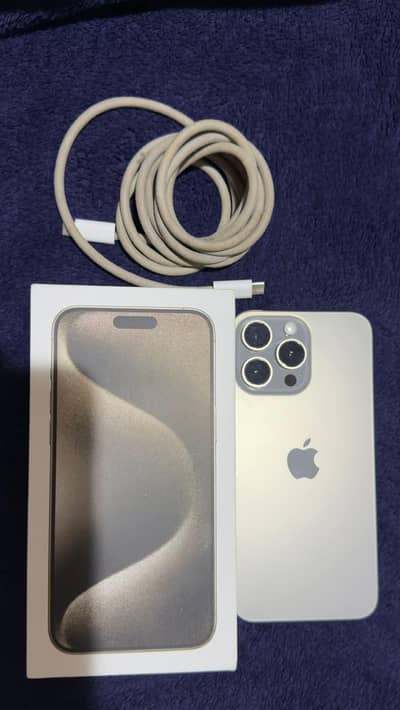 iphone 15pro max 256gb white titanium