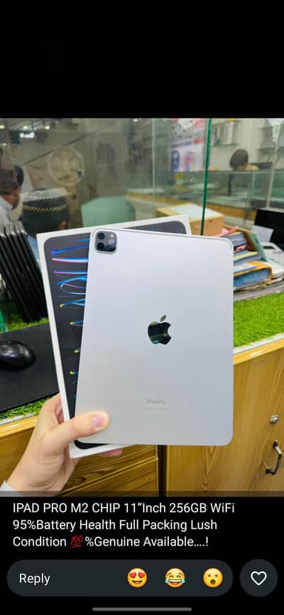 Apple Ipad pro chip 11" 256