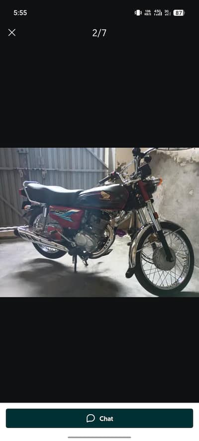 125 red color 2024 model