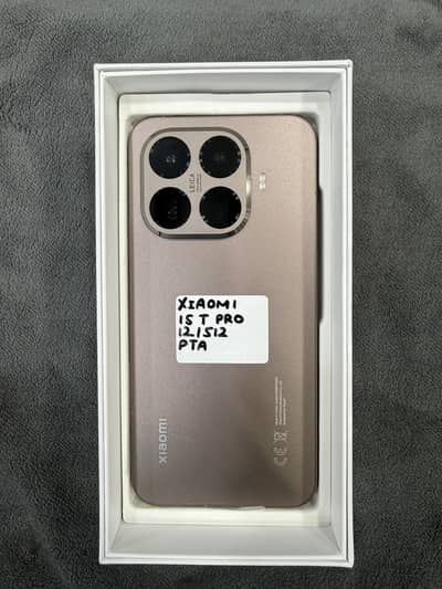 XIAOMI 15T PRO 12-512 OFFICIAL PTA APPROVED GOLD WITH FULL BOX