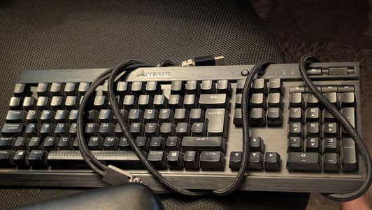 Corsair blue switch gaming  keyboard