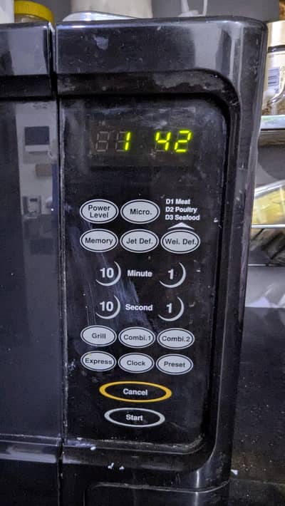 Haier microwave oven