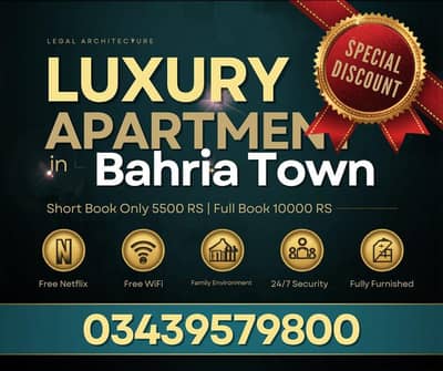 Bahria Town Lahore Apartment on Daily Basis | Best Price