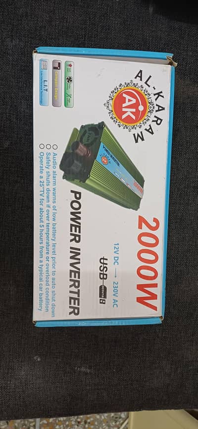 Al-Karam 2000 watt 12V DC to 230V AC Inverter