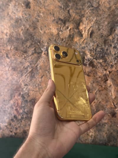 17 PRO MAX 512 GB GOLD PLATED PTA PROVED