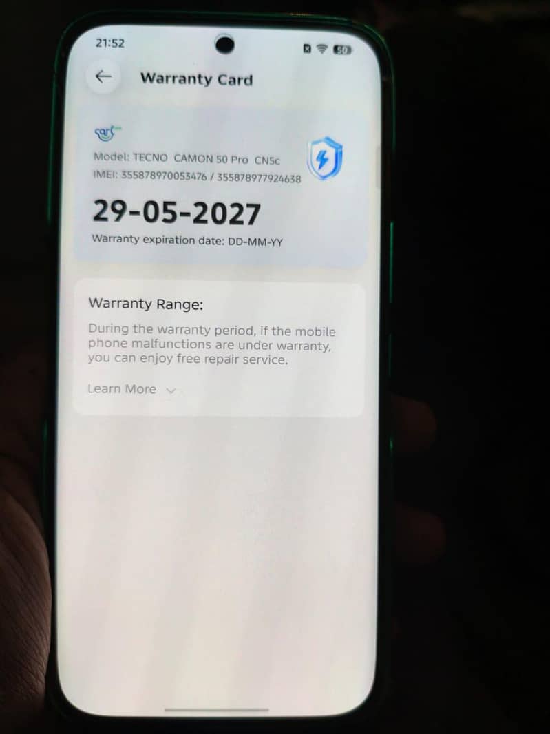 Techno Camon 50 pro 6