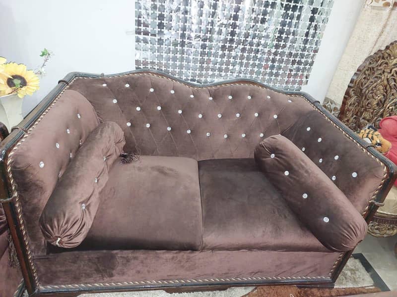 sofa set good condition 4