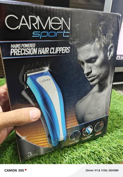 Carmen Sport Precision Hair Clipper Brand new Box UK imported 10/10