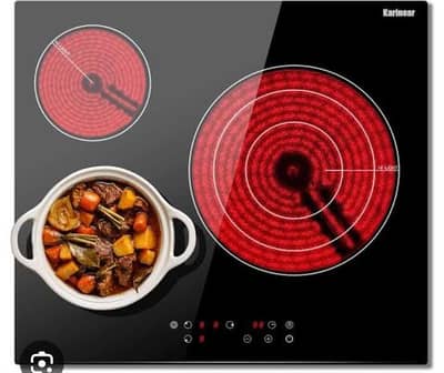 Karner Garman brand ceramic Hot plate 3 zone 60cm brand new condition