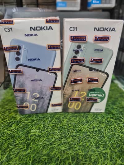 Nokia C31 Box Packed Official 128gb & 64gb Both