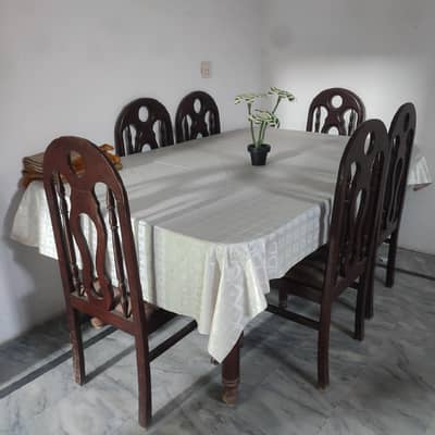Shesham Wood Made Dining Set