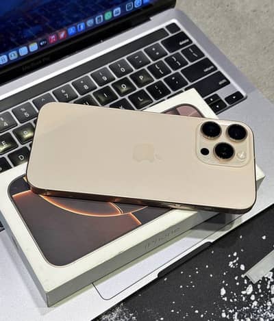 Iphone 16 Pro Max 256 GB Desert Titanium PTA Approved 100% BH