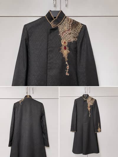 Sherwani - New - Kula and Khusa Free
