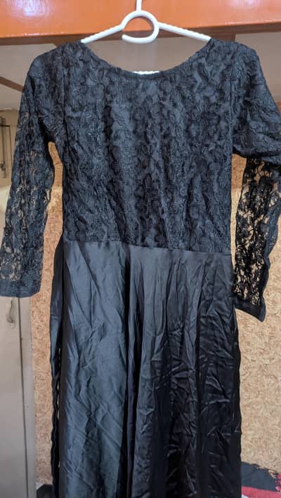 black silk maxi
