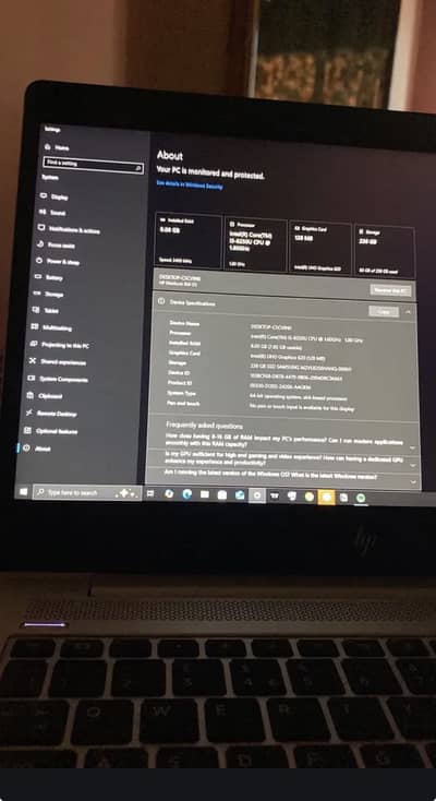 Hp elite book 830 g5
