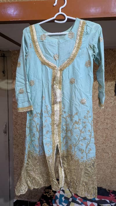 fully embroidered shirt